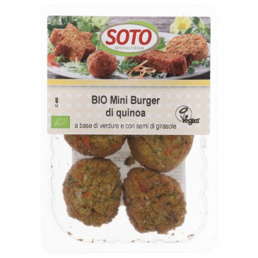 MINI BURGER QUINOA 195G SOTO