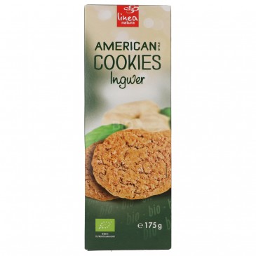 AMERICAN COOKIES ZENZERO 175G LINEAN.