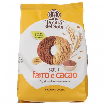 BISCOTTI FARRO-CACAO 300G CITTA'