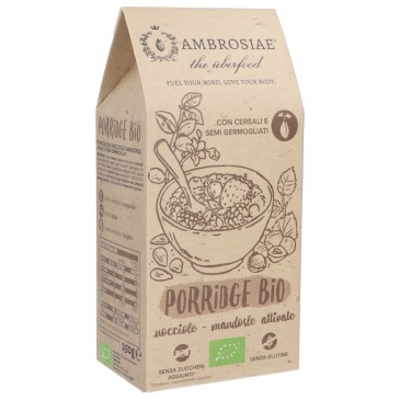 Porridge Bio con Cereali Germogliati e Mandorle Attivate, Senza