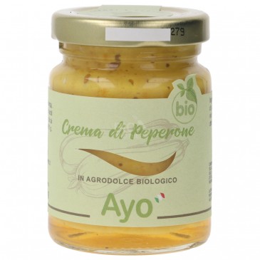 CREMA PEPERONE GIALLO AGRODOLCE 95G AYO