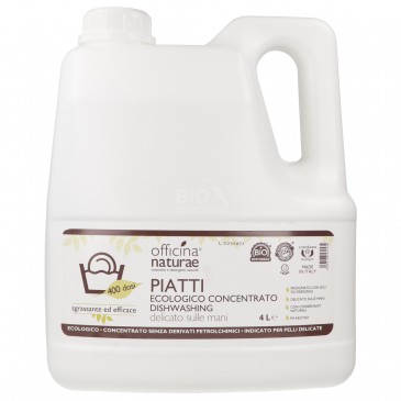 DETERSIVO PIATTI ECOLOGICO CONCENTRATO FORMATO MAXI TANICA 4LITRI