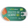 Filetti di Salmone Bio al naturale in scatola