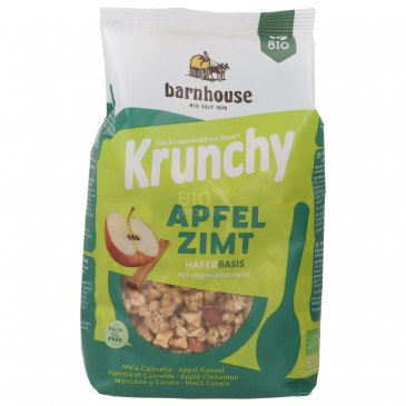 Krunchy granola mela e cannella Bio