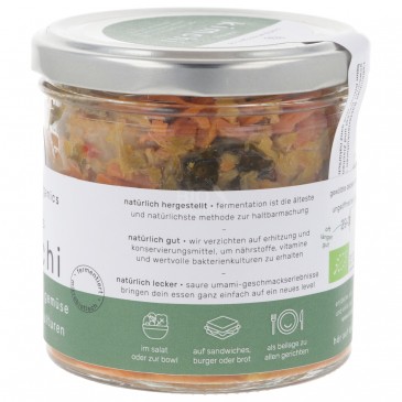 Kimchi di verdure fermentate non pastorizzato Bio Vegan