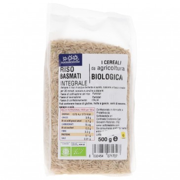 RISO BASMATI INTEGRALE 500GR SLS