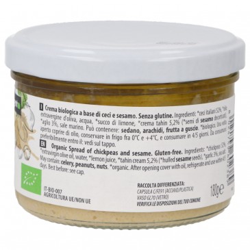 Hummus di Ceci biologico original