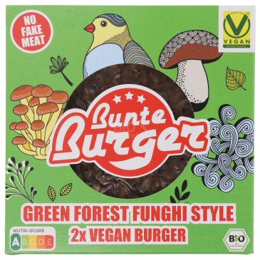 BURGER GREEN FOREST FUNGHI STYLE BIO VEG 180G