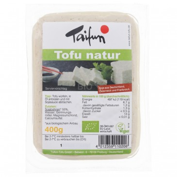 TOFU NATURALE BIO XL 400GR TAIFUN