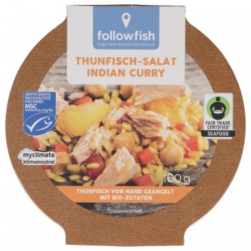 INSALATA CON TONNO INDIA CURRY BIO 160G