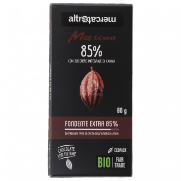 CIOCCOLATO FONDENTE 85% 80G CTM