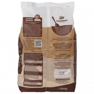 KRUNCHY GRANOLA CAFFE'-LATTE BIO 500G