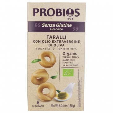 Taralli senza glutine e senza lievito biologici