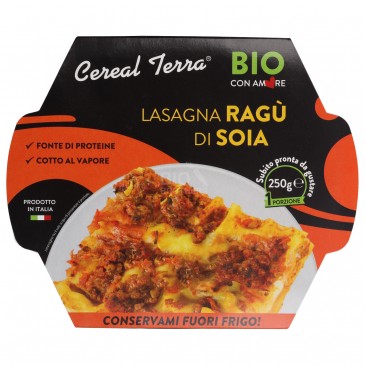 Lasagne al Ragù di Soia Bio pronte in vaschetta