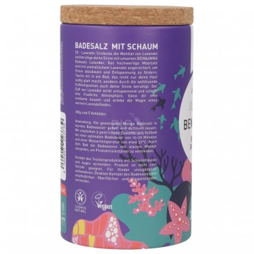 SALI DA BAGNO LAVANDA CON SCHIUMA 300G B&A