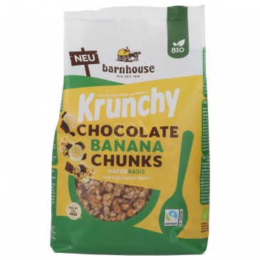 CEREALI COLAZ. CHOCCO-BANANA KUNCHY BIO 450G BARN.