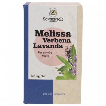 TISANA MELISSA VERBENA LAVANDA BIO FILTRI SNN