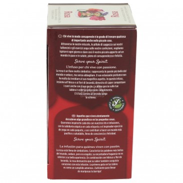 Rosa, infuso ayurvedico con petali di rosa