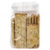 Crackers di farro rustici piccanti con semi