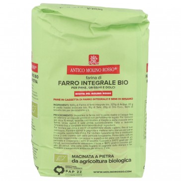 farina di farro integrale bio