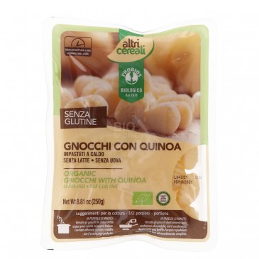 Gnocchi con quinoa bio  senza glutine