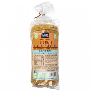 SUPERPANE CURCUMA 400G SOTTOLESTELLE