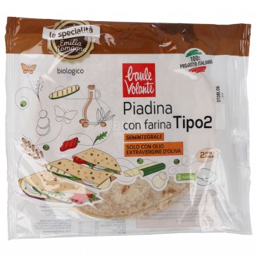 PIADINA CON FAR. TIPO 2 240GR BAULE