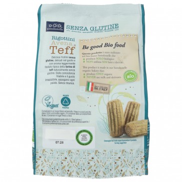 Rigottini Avena e Teff - Biscotti Senza Glutine - Sottolestelle