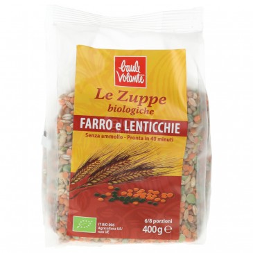 ZUPPA FARRO LENT.400GR BAULE