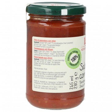 SALSA CON OLIVE BIO 280GR LA SELVA